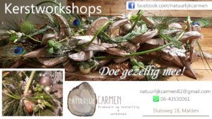 Kerstworkshops bij ‘Natuurlijk Carmen’