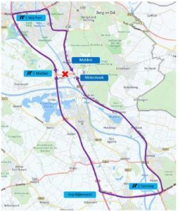 Onderhoudswerkzaamheden N271 tussen Heumen en Malden