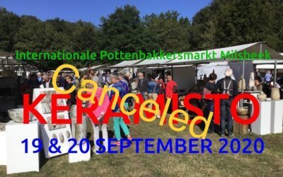 Keramisto 2020 geannuleerd
