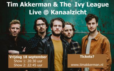 Tim Akkerman speelt in Cafe Kanaalzicht Heumen