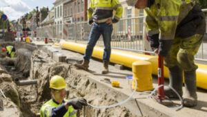 Werkzaamheden gasleiding Baron van Brakelstraat